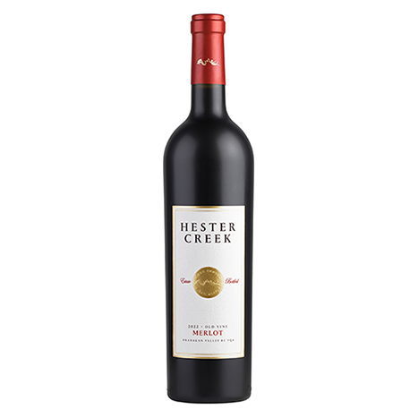 Bottle shot of 2022 Old Vine Merlot