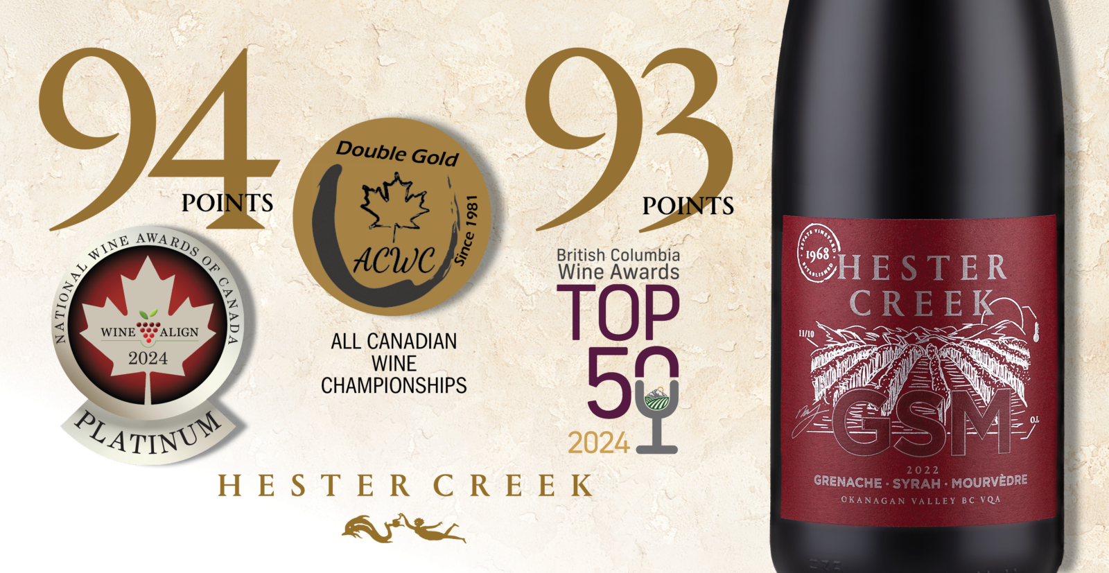 GSM Platinum, Double Gold and Top 50 Awards